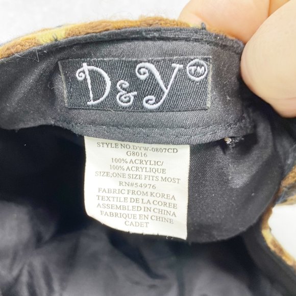 D&Y Brown Soft Woven Newsboy Cap - Picture 8 of 12